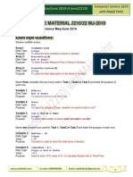 (MT) PreRelease 2019 Exam Style Questions FINA