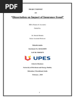 Final Dissertation Repot On Insurance Fraud