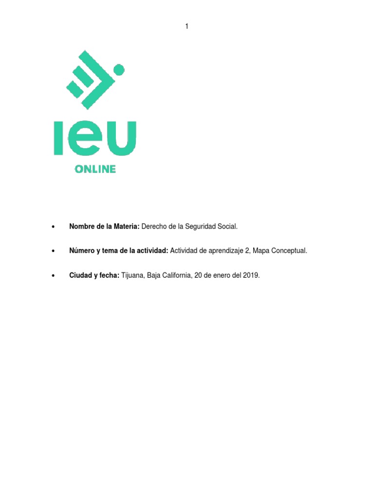 Actividad 2, Mapa Conceptual Derecho laboral México