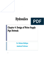 Hydraulics: Chapter 4: Design of Water Supply Pipe Network