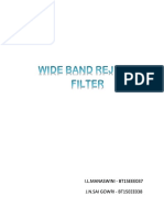 Wideband Reject Filter