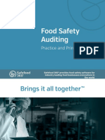 Food Safety Auditing Principles and Practice