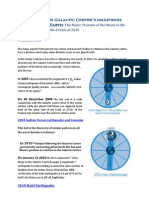 Evidence of The Galactic Centre's Disastrous Effects On Earth in 2010