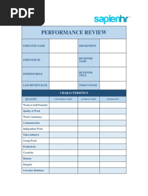 Performance Review