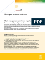 Advice Sheet 1 Management Commitment