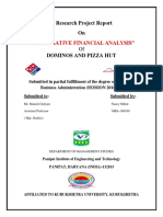 "Comparative Financial Analysis": A Research Project Report On
