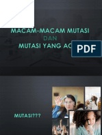 Macam-Macam Mutasi