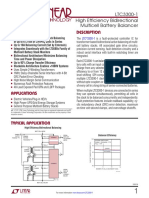Features Description: LTC3300-1 High Efficiency Bidirectional Multicell Battery Balancer