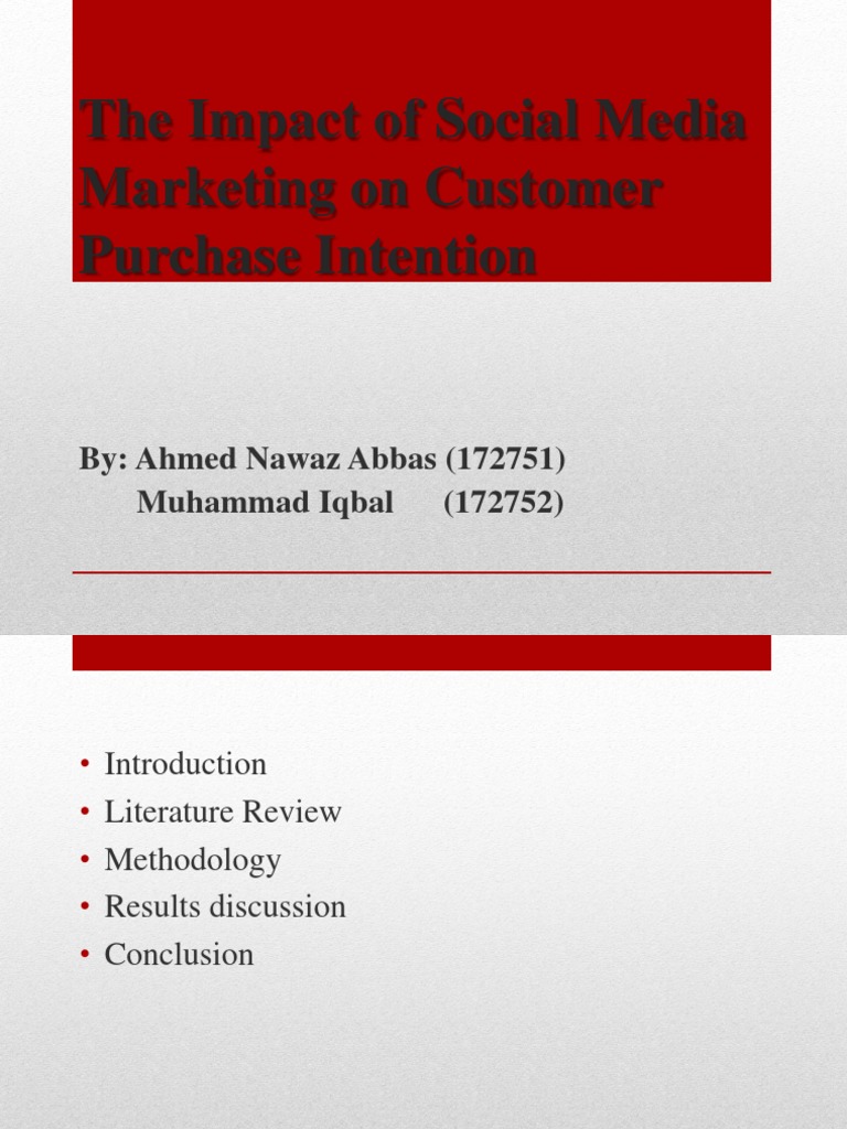 The Impact of Social Media Marketing On Customer | PDF | Online ...