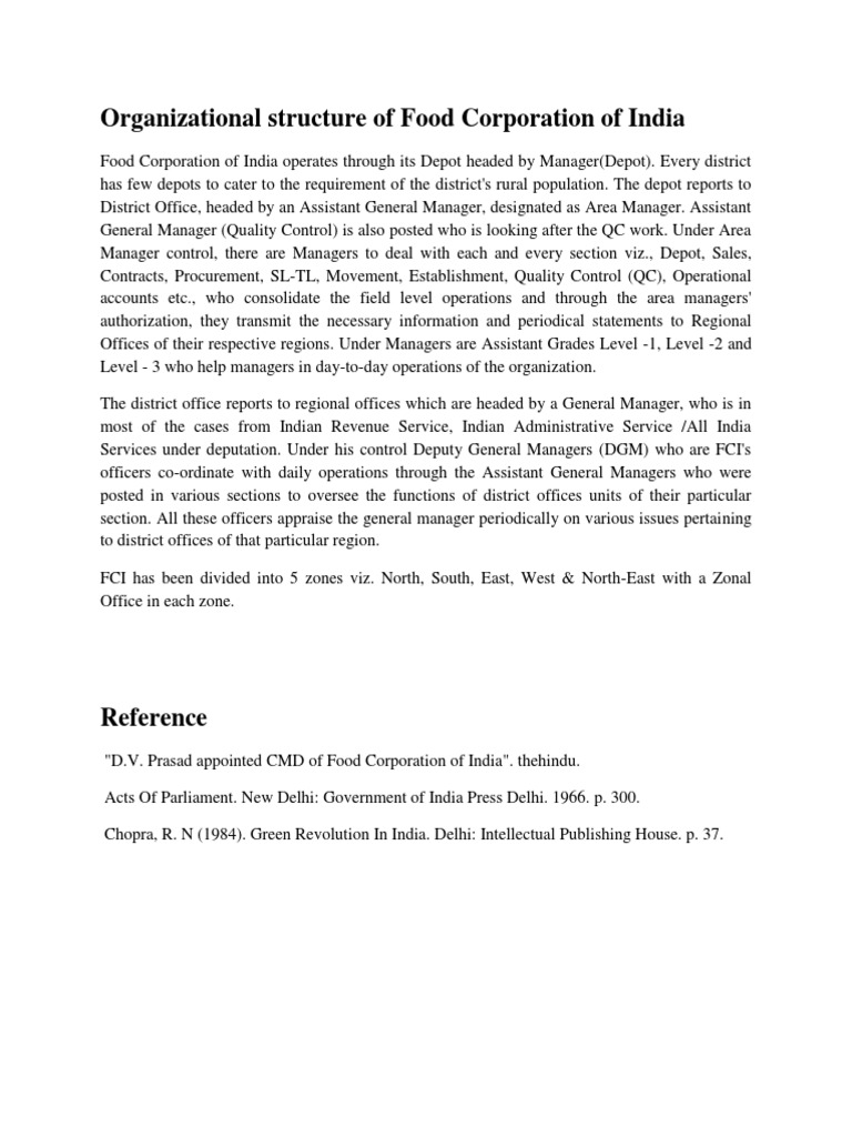 organizational-structure-of-food-corporation-of-india-pdf-government-economy-of-india