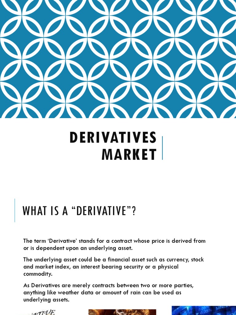 Derivatives Market | PDF | Derivative (Finance) | Over The Counter