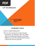 Lifi Technology: B Y: - M.Vamsi Krishna ID NO:180040028 SEC:06