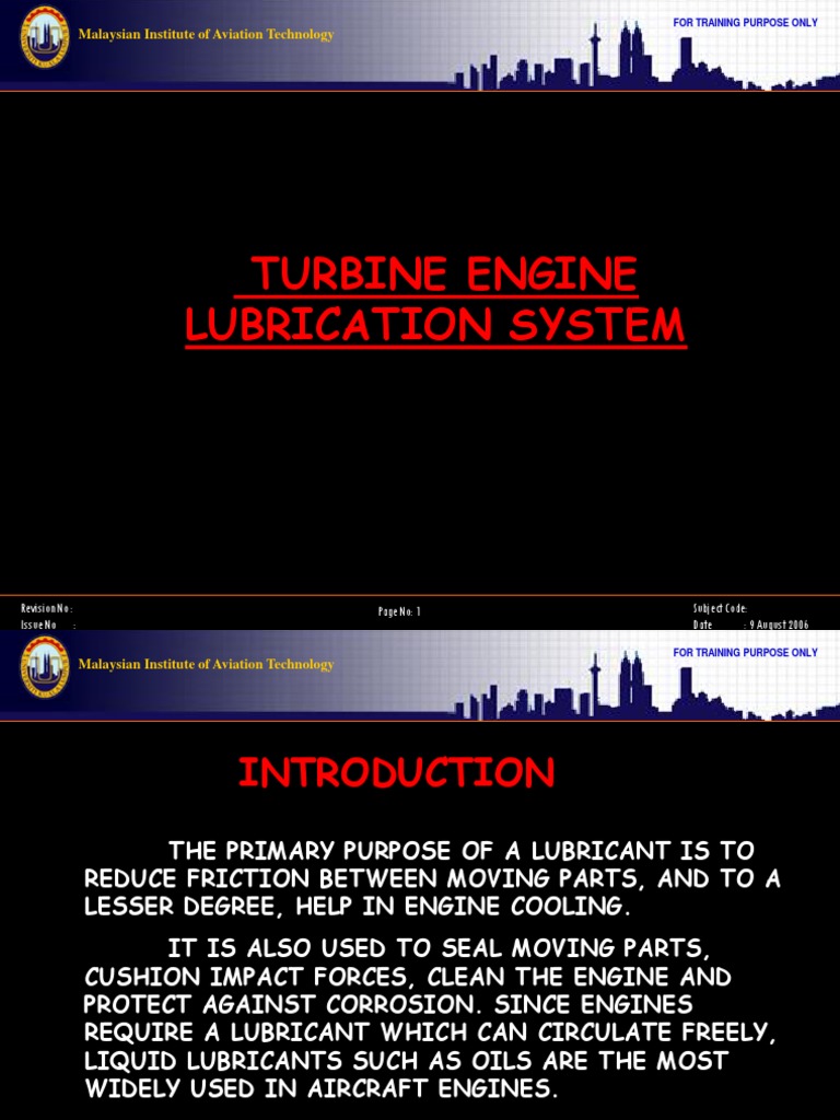 Turbine Engine Lubrication Systems | PDF | Lubricant | Motor Oil