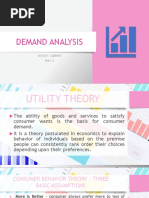 Demand Analysis: Diovie T. Cabenta BSA 1-3