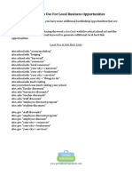 Searches To Use For Local Business Opportunities PDF