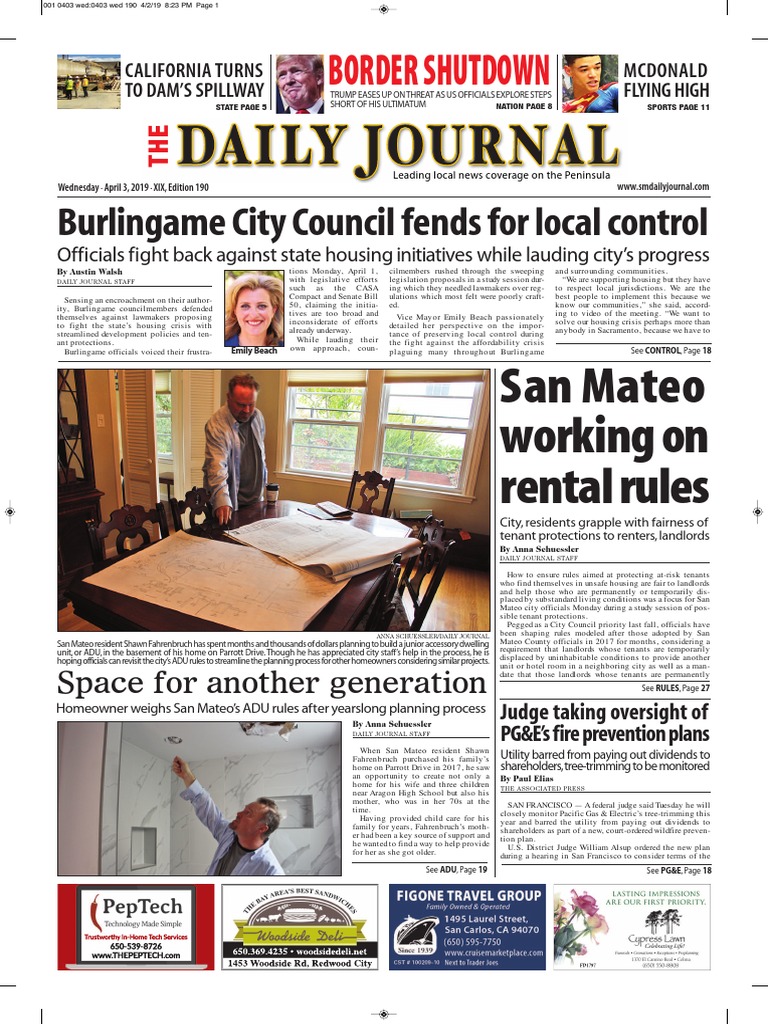 Gibson Slash “Jessica”Les Paul Standard San Mateo Daily Journal 04-03-19 Edition | PDF | Flood | Nature