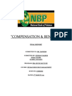 "Compensation & Benefits": Final Report