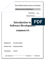 Intro To SoftDev Assignment 1