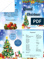 Grand Christmas Party Programme