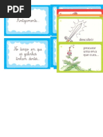 Cartões Do Avental Das Historias