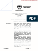 UU Nomor 4 Tahun 2019 PDF