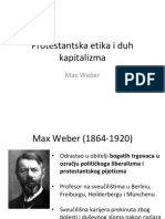 Weber - Protestantska etika i duh kapitalizma  (sažetak)