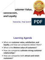 Cust Value, Satisfaction & Loyalty