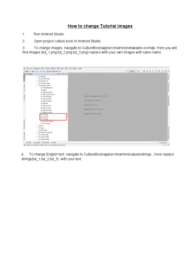 How To Change Tutorial Images | PDF