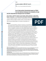 A Systemic Review of Intervention Thresholds Based On FRAX A Report Prepared For The National Osteoporosis Guideline Group and The International Osteoporosis Foundation