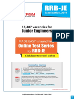 RRB-JE Online Test Series