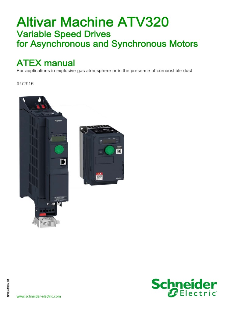 Atv320 Atex Manual en Nve41307 01 | PDF | Direct Current | Electrical