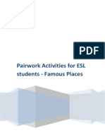 Pairwork Activities For ESL Students - Famous Places