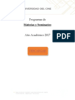 Programas de Materias y Seminarios 2017 PDF