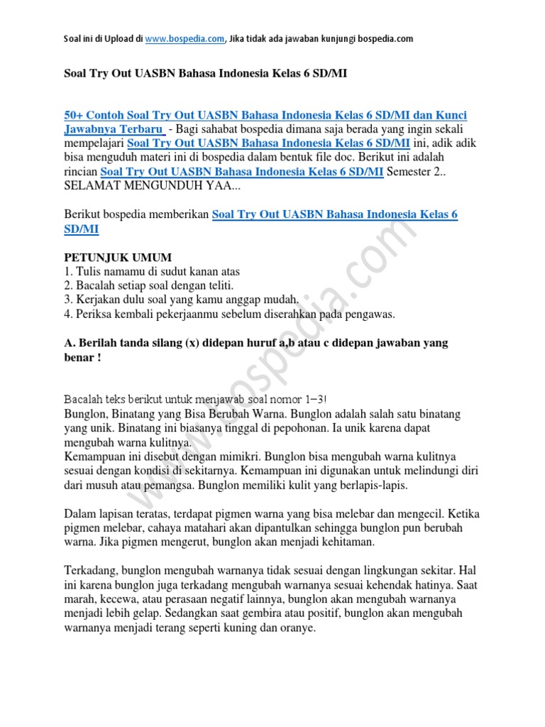 ❤ Get soal try out smp bahasa inggris dan kunci jawaban pics