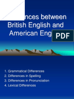 Differences Between British English and American English