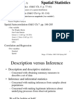 Spatial statistics concepts and univariate analysis