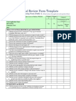 5 Environmental Review - Template