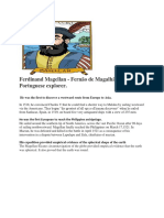 Ferdinand Magellan - Fernão de Magalhães, Was A Portuguese Explorer