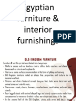 Lec6-Egyptian Period, Furniture & Interior Furnishing
