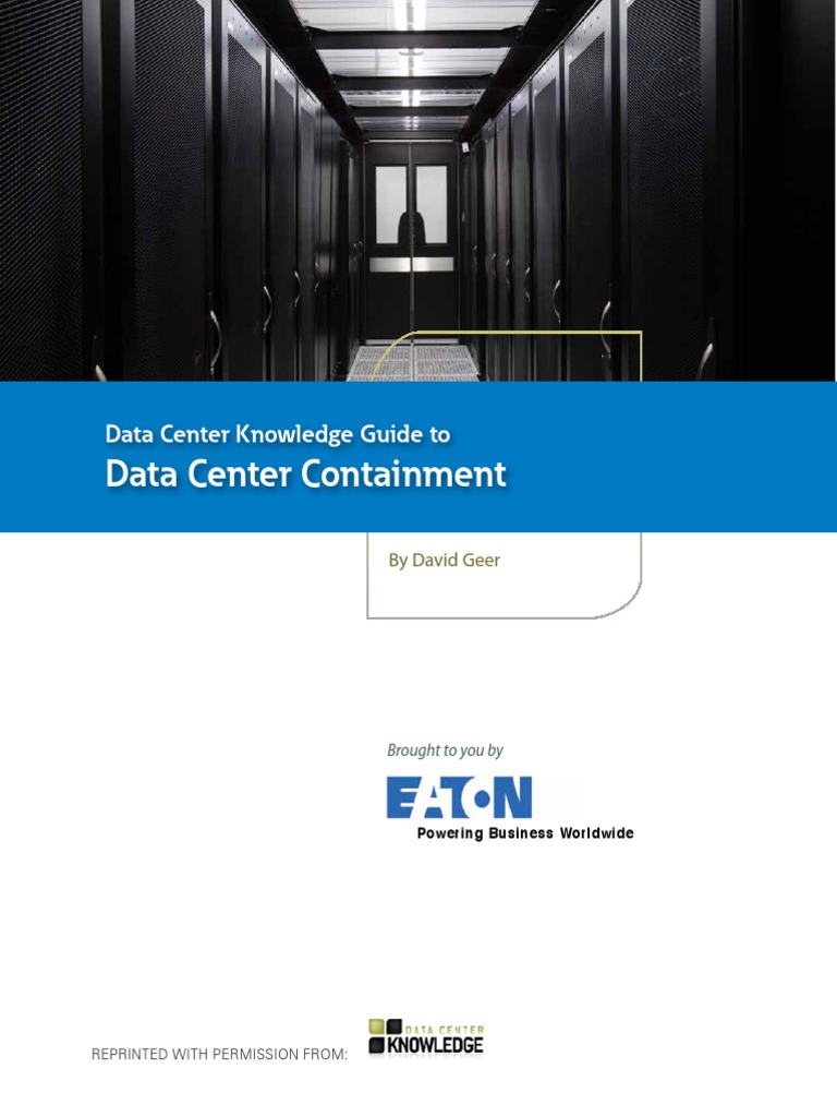Data Center Knowledge Guide To Data Center Containment PDF | PDF | Data ...