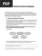 ERD To Relational Schema Mapping