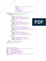 OPERACION CON MATRICES C