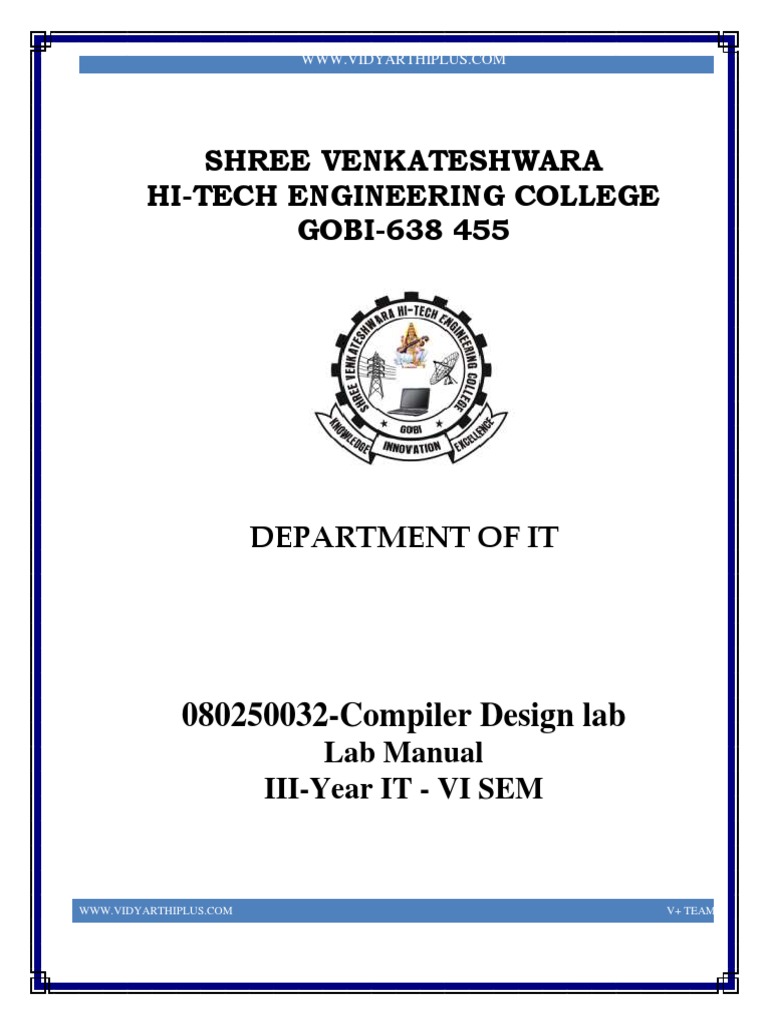 Design Lab Manual Final PDF Parsing Regular