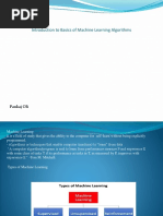 Introduction To Basics of Machine Learning Algorithms: Pankaj Oli