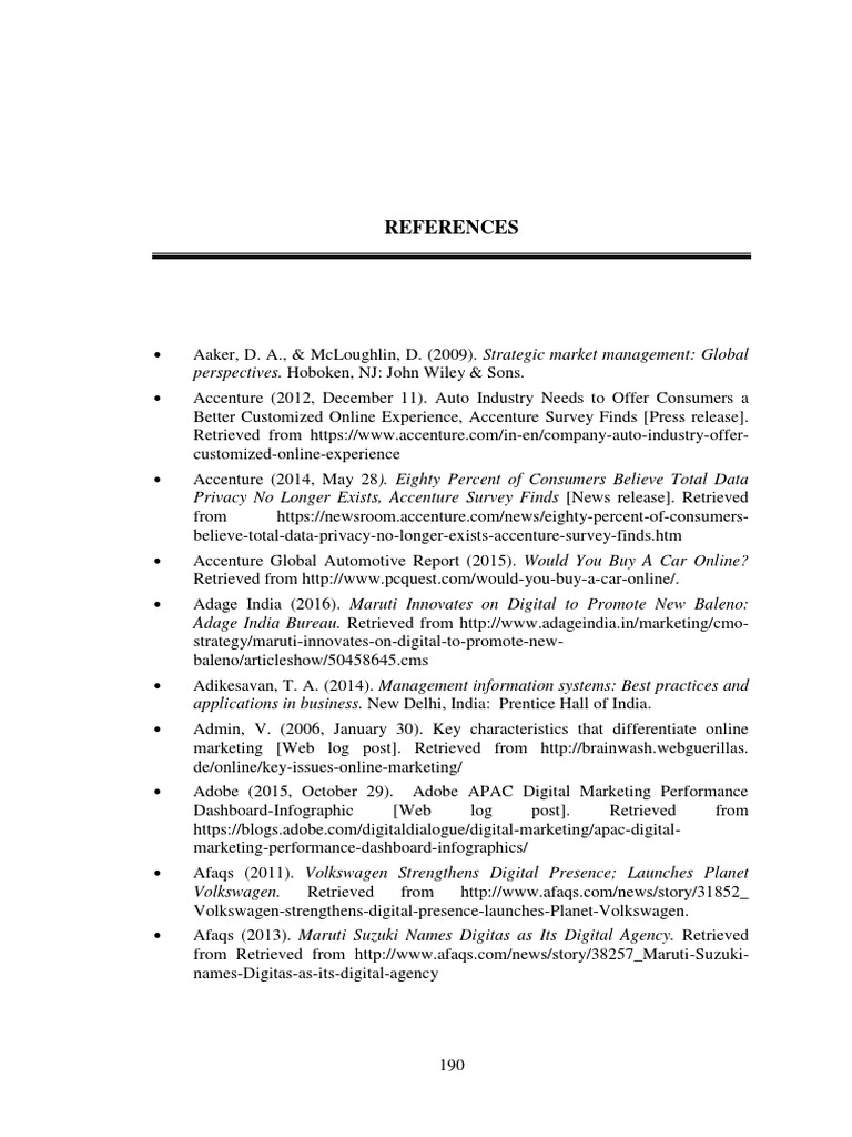 16 References | PDF | Digital Marketing | Internet