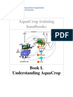 Aquacrop Training Handbooks: Book I. Understanding Aquacrop