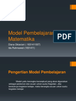 Model Pembelajaran Matematika