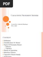  Capacitive Proximity Sensor