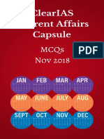 Clearias Current Affairs Capsule Nov 2018 PDF