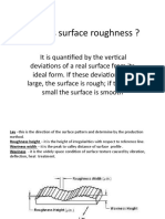 What is surface roughness quantification
